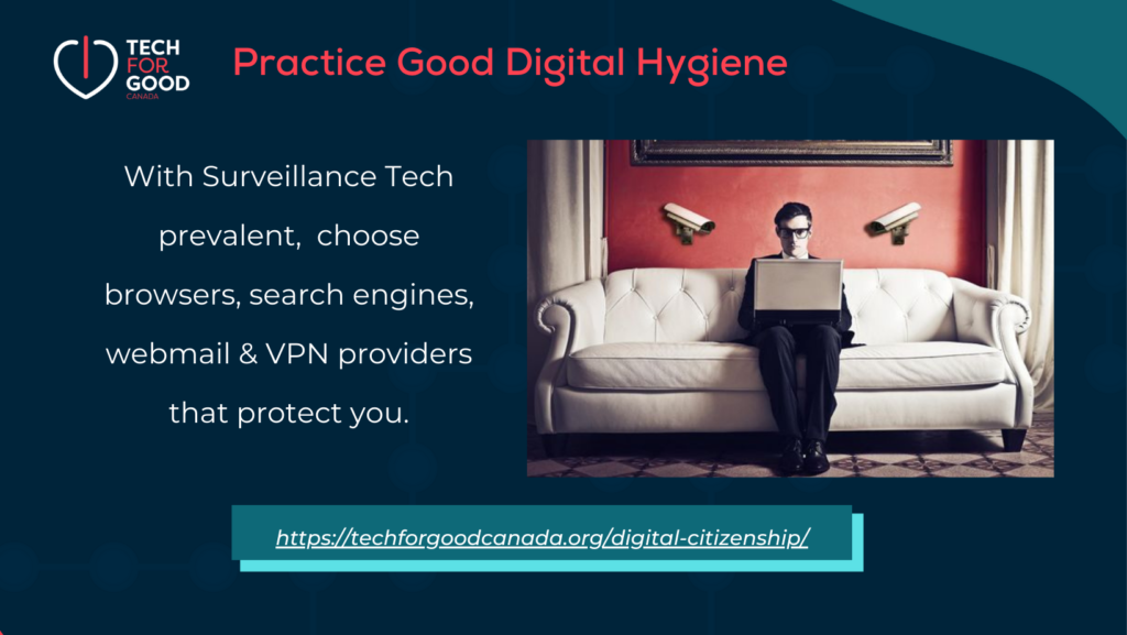 Good digital online hygiene means leave Google