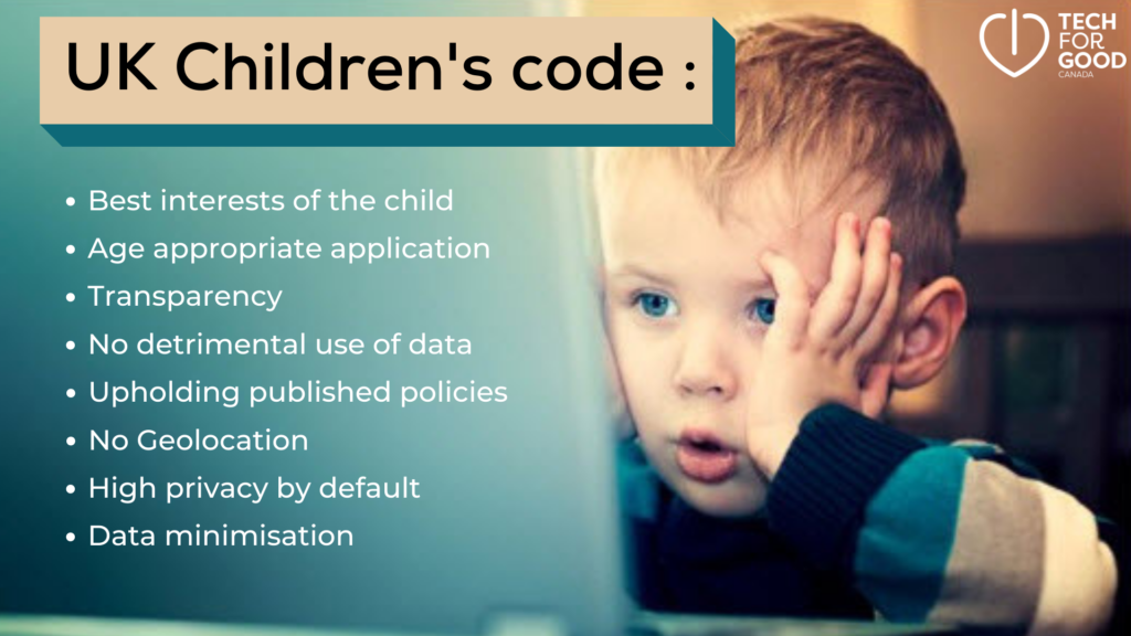 laws protecting children by Tech for Good Canada