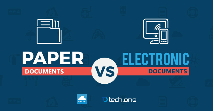Paper vs online document vector image