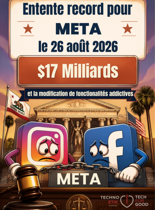 Entente record pour META ce 26 aout 2026: 17 Milliards de dollars et une modification de ses fonctionnalités addictives